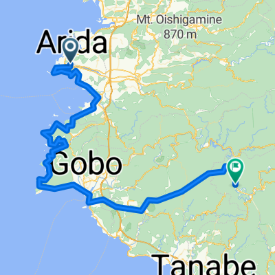 湯浅の街並み・白崎海岸コース（ループ）