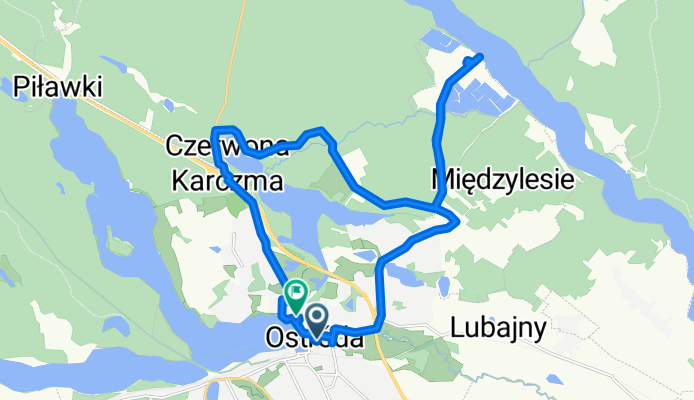 Plac Tysiąclecia Państwa Polskiego 1B, Ostróda do Drewniana, Ostróda