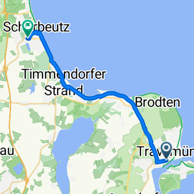 Vogteistraße 52, Lübeck nach Glockenstraße 1, Scharbeutz