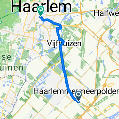 Taurusavenue 125, Hoofddorp to Korte Veerstraat 14, Haarlem
