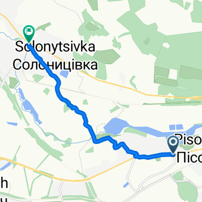От Песочин (Рыжов), Пісочин до с. Солоницевка-2, Солоницівка