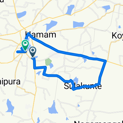Kasbhag Road, K.G Govindapura to L V Hospital Road, Doddaballapura