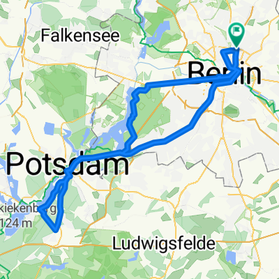 Raus aus Berlin, anschlagen und zurück