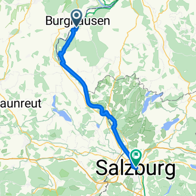 Mautnerstraße, Burghausen nach Wolf-Dietrich-Straße 4a, Salzburg