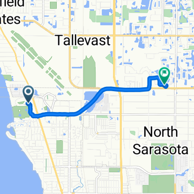 557 58th St, Sarasota to 2615 University Pkwy, Sarasota