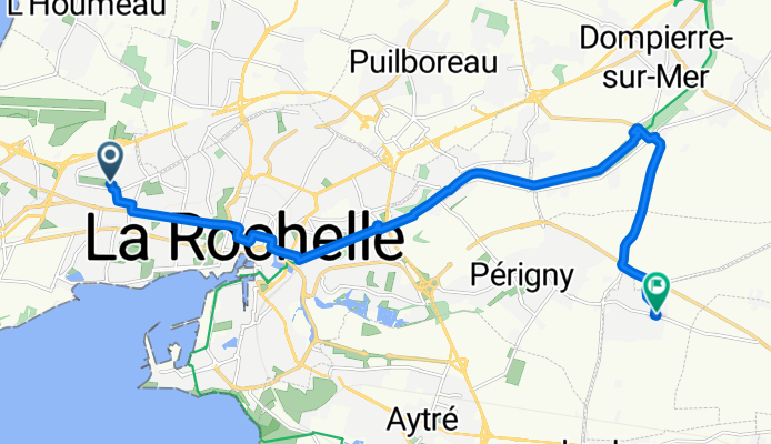 Itinéraire vers 33 Rue de La Rochelle, Saint-Rogatien