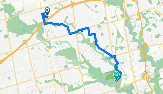 3 Everson Dr, North York to Sunnybrook Park Trail, North York