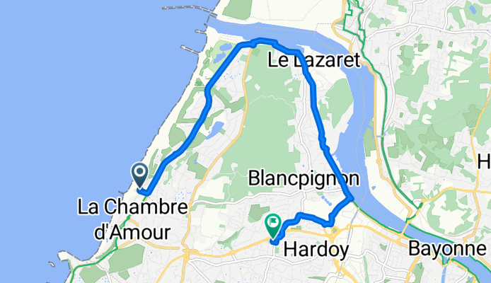 10 Avenue des Mailhouns, Anglet to 4D Allée de la Téoule, Anglet