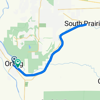 Van Scoyoc Avenue Southwest 125, Orting to Washington Avenue Southeast 425, Orting