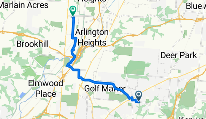 3335 Woodford Rd, Cincinnati to 217 Wyoming Ave, Wyoming
