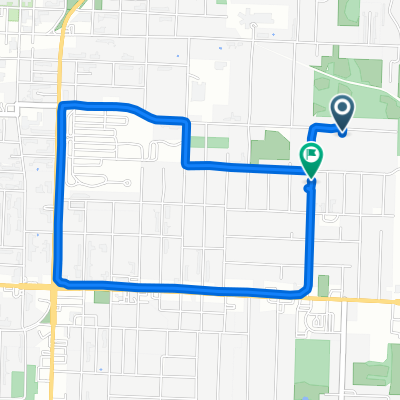 East Pacific Avenue 1201, Independence to South Savage Street 802, Independence