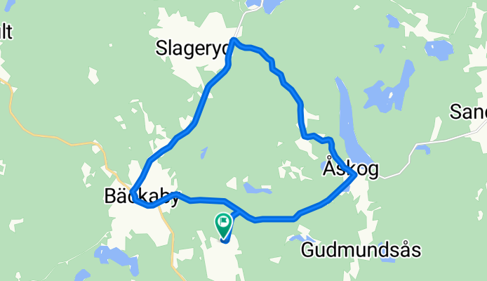 Rösås-Åskog-Hättebo-Slageryd-Bäckaby-Rösås