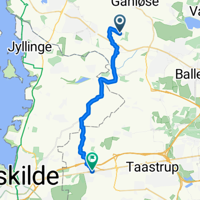 Egebjergvej, Veksø Sjælland to Hovedgaden 486, Hedehusene