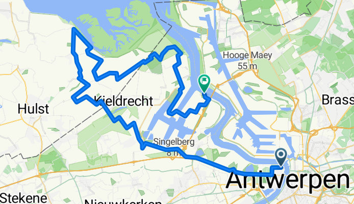 Fort Liefkenshoek via NL 65km