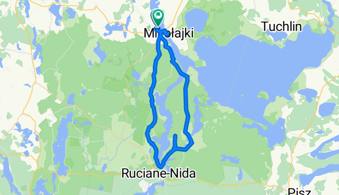 Mrągowska 34, Mikołajki do Mrągowska 34, Mikołajki