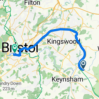Campsite to Bristol