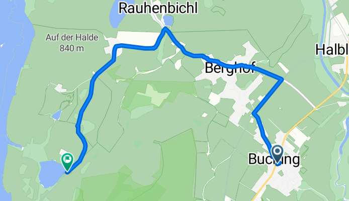 Bergstraße 2, Halblech nach Hegratsried 1, Halblech