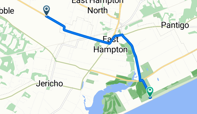 68 Long Ln, East Hampton to 50 Old Beach Ln, East Hampton