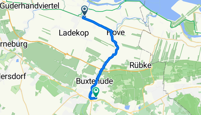 Auf dem Kamp 28, Jork nach Lüneburger Schanze 22, Buxtehude