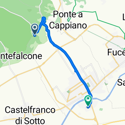 Da Via di Poggio Adorno 55, Santa Croce sull'Arno a Via Gioacchino Rossini 15, San Donato