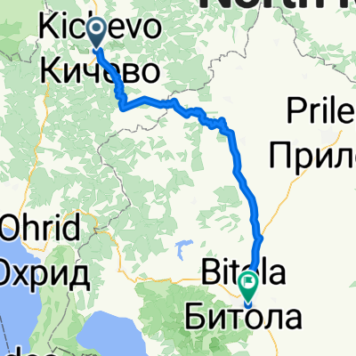 Kicevo - Krusevo - Bitola