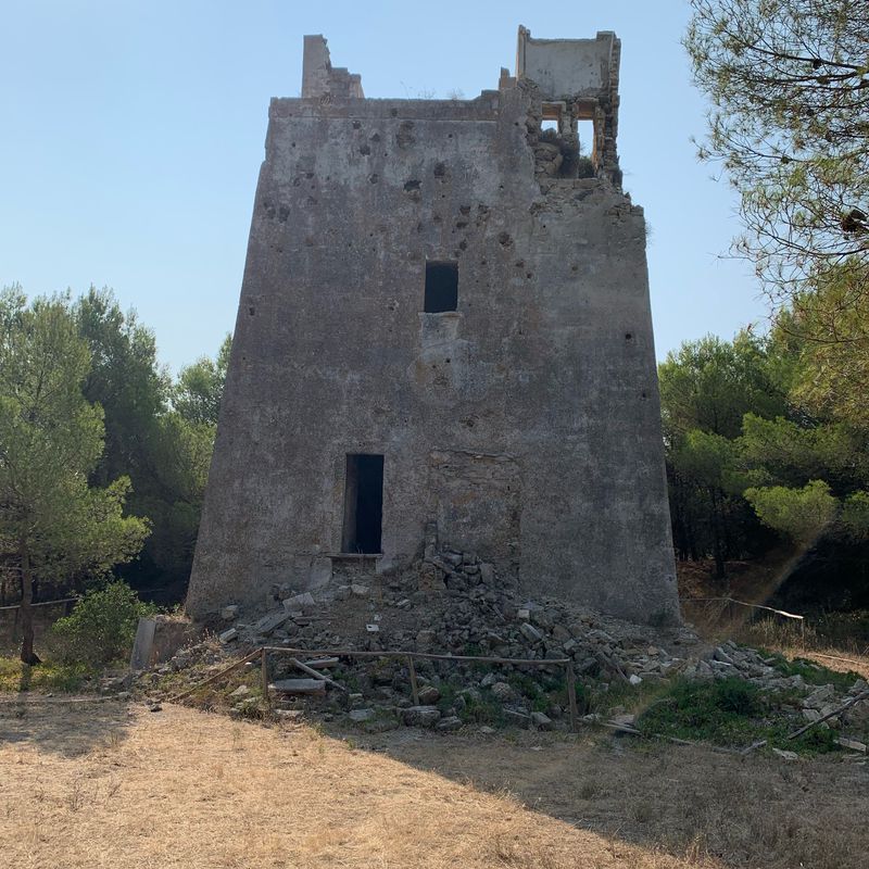 Castellaneta Marina dal fiume lato al Ginosa Marina