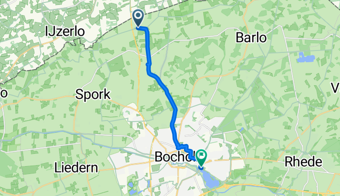 Kreuzkapellenweg 14–14a, Bocholt nach Uhlandstraße, Bocholt