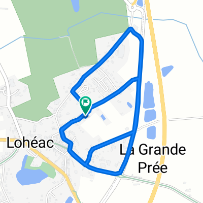 De Rue de la Forge 5, Lohéac à Rue de la Forge 5, Lohéac