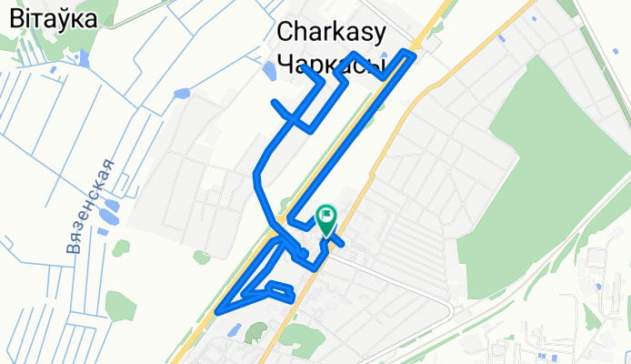 От улица Щульги 1а, Фаниполь до улица Щульги 1а, Фаниполь