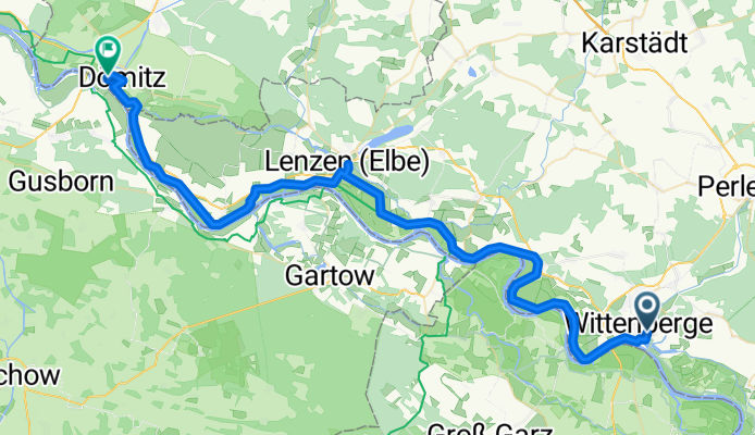 ERW10: Wittenberge--Cumlosen--Lenzen/Elbe--Lütkenwisch--Dömitz