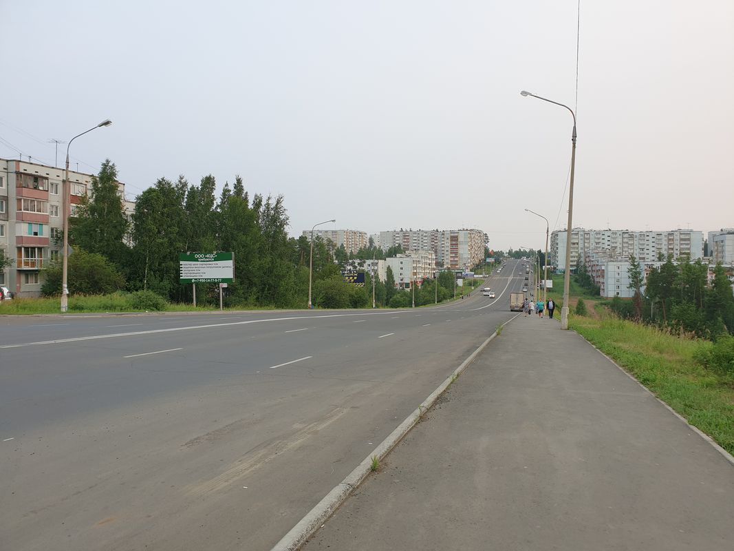 Promyshlennoye Shosse, Ust-Ilimsk to Ulitsa Entuziastov 1, Ust-Ilimsk