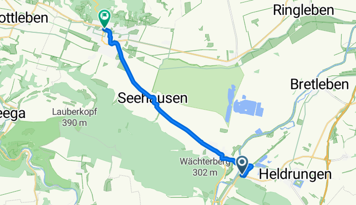 Am Bahnhof 15, Heldrungen nach Zinkestraße 15, Bad Frankenhausen/Kyffhäuser