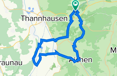 Route in der Bikemap App öffnen