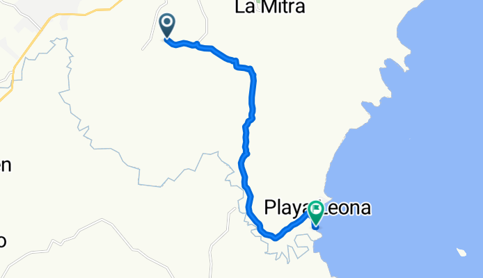 la mitra  a playa leona