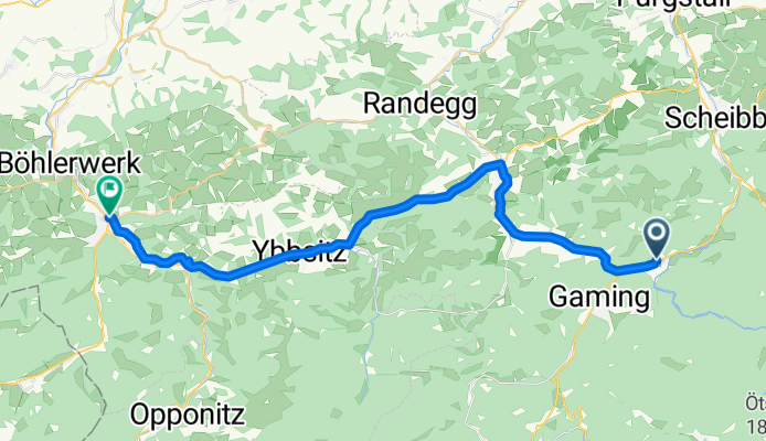 Am Sonnenhang 4, Kienberg bei Gaming nach Urltalstraße 2, Waidhofen an der Ybbs