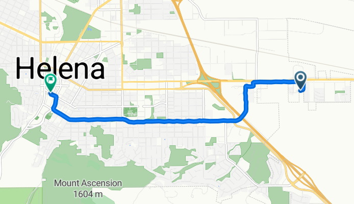 3220 Sk Loop, Helena to 302 N Last Chance Gulch, Helena
