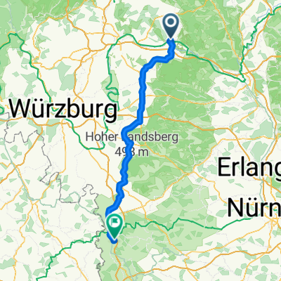 Etappe 1— Haßfurt - Gebsattel
