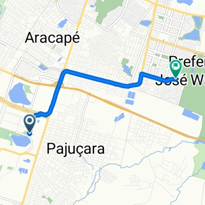 Rota desde Avenida Parque Leste, 555, Maracanaú