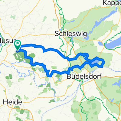 Rantrum Hüttener Berge Wittensee Umrundung