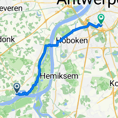 Gelaagstraat 48, Temse naar Karel Oomsstraat 3–19, Antwerpen