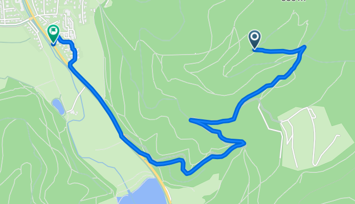 Route nach Ziegelhütte 7, Haslach im Kinzigtal