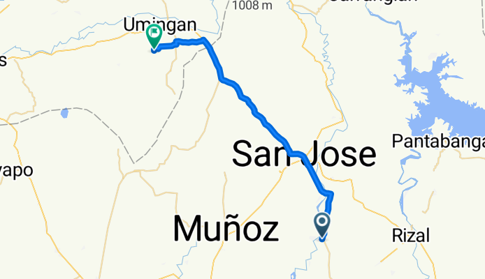Unnamed Road, Llanera to CRISANTO V. RIVERA NATURE PARK, Umingan