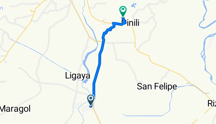 Unnamed Road, Llanera to Pinili Airstrip, San Jose City