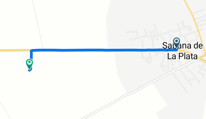 De La Plata, Sabana de La Plata a La Plata