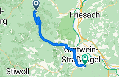 Route in der Bikemap App öffnen