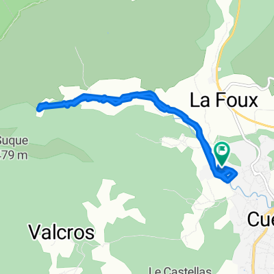 De 239 Chemin de Pandoue, Cuers à 243B Chemin de Pandoue, Cuers