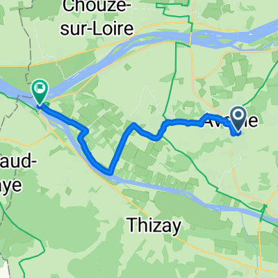 De Rue du Gros Four 14, Beaumont-en-Véron à Rue du Bac 1, Candes-Saint-Martin