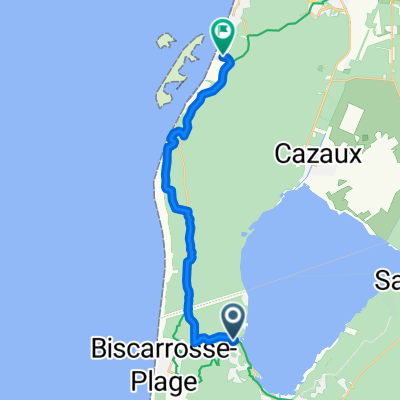 Itinéraire à partir de D305, Biscarrosse