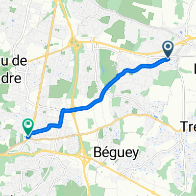 De 69 Avenue de la Moune, Artigues-près-Bordeaux à 195 Avenue René Cassagne, Cenon