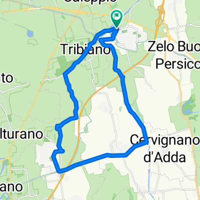 Da Via Aldo Moro 7, Paullo a Via Aldo Moro 7, Paullo